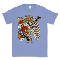 Colony Blue kinda emotionless kinda emotional skeleton chest Classic Tee - FaDigitalArtStudio