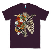 Plum kinda emotionless kinda emotional skeleton chest Classic Tee - FaDigitalArtStudio