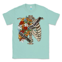 Seafoam kinda emotionless kinda emotional skeleton chest Classic Tee - FaDigitalArtStudio