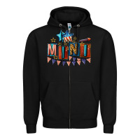 Black American Mini 4th of july Zipper Hoodie - CowGirlArtShop