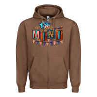Chestnut American Mini 4th of july Zipper Hoodie - CowGirlArtShop