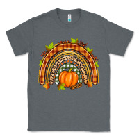Charcoal Heather fall rainbow Classic Tee - Zillion Design Studio