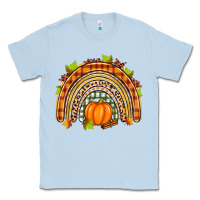 Dusty Blue fall rainbow Classic Tee - Zillion Design Studio