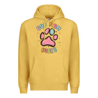 Antique Gold dog mom vibes Premium Hoodie - MaliasSmallBusiness
