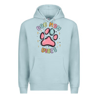 Blue Mist dog mom vibes Premium Hoodie - MaliasSmallBusiness