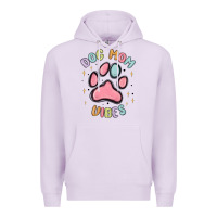 Lilac dog mom vibes Premium Hoodie - MaliasSmallBusiness