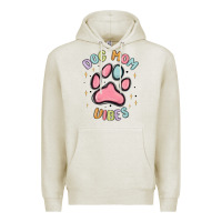 Oatmeal Heather dog mom vibes Premium Hoodie - MaliasSmallBusiness