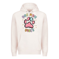 Pale Pink dog mom vibes Premium Hoodie - MaliasSmallBusiness