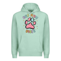 Seafoam dog mom vibes Premium Hoodie - MaliasSmallBusiness