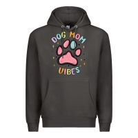 Smoke dog mom vibes Premium Hoodie - MaliasSmallBusiness