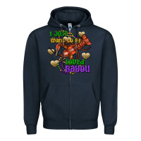 Navy crawfish i just want to be loved bayou Zipper Hoodie - FaDigitalArtStudio