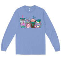 Nurse Fuel Coffee Cups Long Sleeve Tee | Teevron