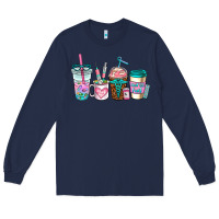 Navy nurse fuel coffee cups Long Sleeve Tee - AdoDesignShop