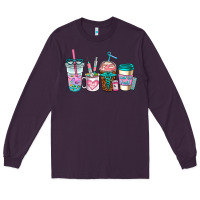 Plum nurse fuel coffee cups Long Sleeve Tee - AdoDesignShop