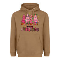 Toasted Coconut pink christmas trees Heavyweight Hoodie - AdoDesignShop