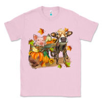 Bubblegum Pink fall farm animals Classic Tee - Zillion Design Studio