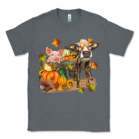 Charcoal Heather fall farm animals Classic Tee - Zillion Design Studio