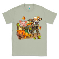 Matcha fall farm animals Classic Tee - Zillion Design Studio