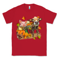 Red fall farm animals Classic Tee - Zillion Design Studio