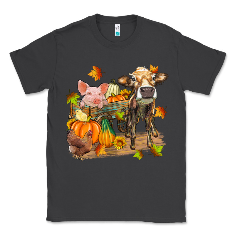 Fall Farm Animals Classic Tee by Zillion Design Studio | Teevron