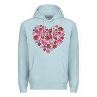 Blue Mist dog valentine Premium Hoodie - MaliasSmallBusiness