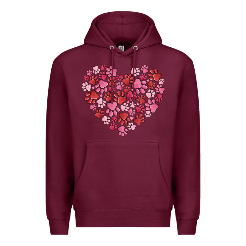 Dog Valentine Premium Hoodie by MaliasSmallBusiness | Teevron