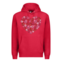 Cardinal dog valentine Premium Hoodie - MaliasSmallBusiness
