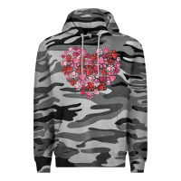 Slate Camo dog valentine Premium Hoodie - MaliasSmallBusiness