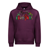 Mauve Wine faith cross merry christmas Urban Hoodie - MaliasSmallBusiness