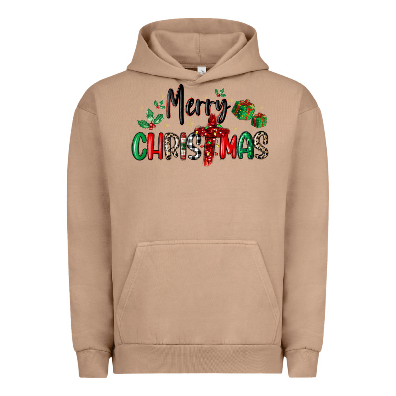 Faith Cross Merry Christmas Urban Hoodie by MaliasSmallBusiness | Teevron