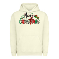 Pigment Pistachio faith cross merry christmas Urban Hoodie - MaliasSmallBusiness
