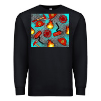 Black firefighter equipment Premium Sweatshirt - Artiststas