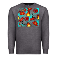 Charcoal Heather firefighter equipment Premium Sweatshirt - Artiststas