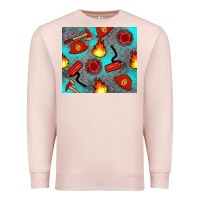 Pale Pink firefighter equipment Premium Sweatshirt - Artiststas