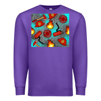 Purple firefighter equipment Premium Sweatshirt - Artiststas