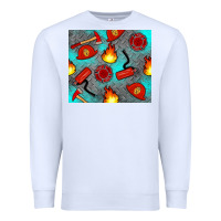 White firefighter equipment Premium Sweatshirt - Artiststas