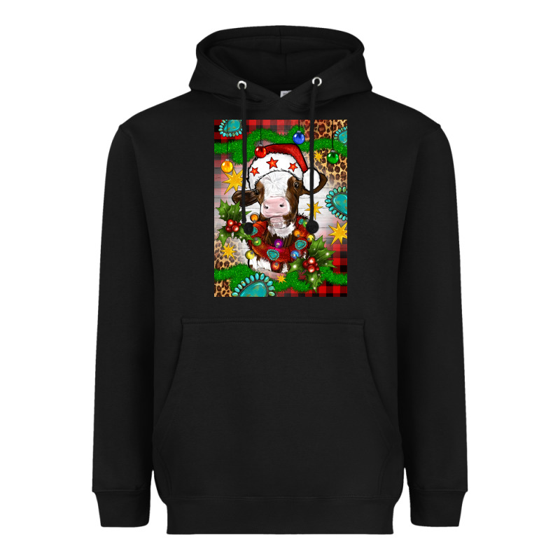 Christmas Cow Air Freshener Heavyweight Hoodie by Artiststas | Teevron