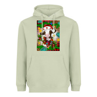 Matcha christmas cow air freshener Heavyweight Hoodie - Artiststas