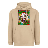Mushroom christmas cow air freshener Heavyweight Hoodie - Artiststas