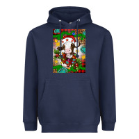Navy christmas cow air freshener Heavyweight Hoodie - Artiststas