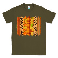 Army Green fall brushstroke Classic Tee - Zillion Design Studio