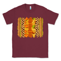 Burgundy fall brushstroke Classic Tee - Zillion Design Studio