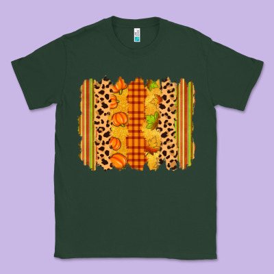 Fall Brushstroke Classic Tee Designed By Zillion Design Studio