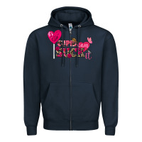 Navy cupid can suck it valentine's day Zipper Hoodie - FaDigitalArtStudio