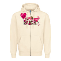 Sandshell cupid can suck it valentine's day Zipper Hoodie - FaDigitalArtStudio