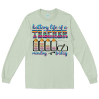 Matcha battery life of a teacher Long Sleeve Tee - texasbilliewilder
