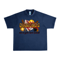 Navy diamonds are a girls best friends Urban Heavy Tee - RanaPortraitStore
