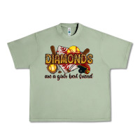 Oil Green diamonds are a girls best friends Urban Heavy Tee - RanaPortraitStore