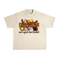 Diamonds Are A Girls Best Friends Urban Heavy Tee | Teevron