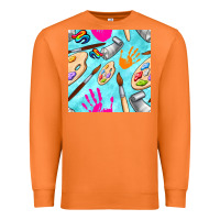 Carrot find art class seamless pattern Premium Sweatshirt - BundleAndBundleShop